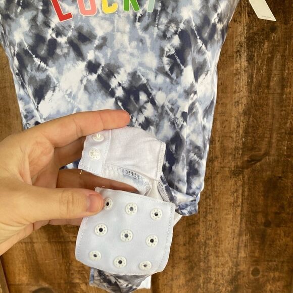 Lucky Brand 2-pack Logo Pride Spaghetti Strap Scoop Neck Snap Bodysuits Tanktops - Picture 11 of 16